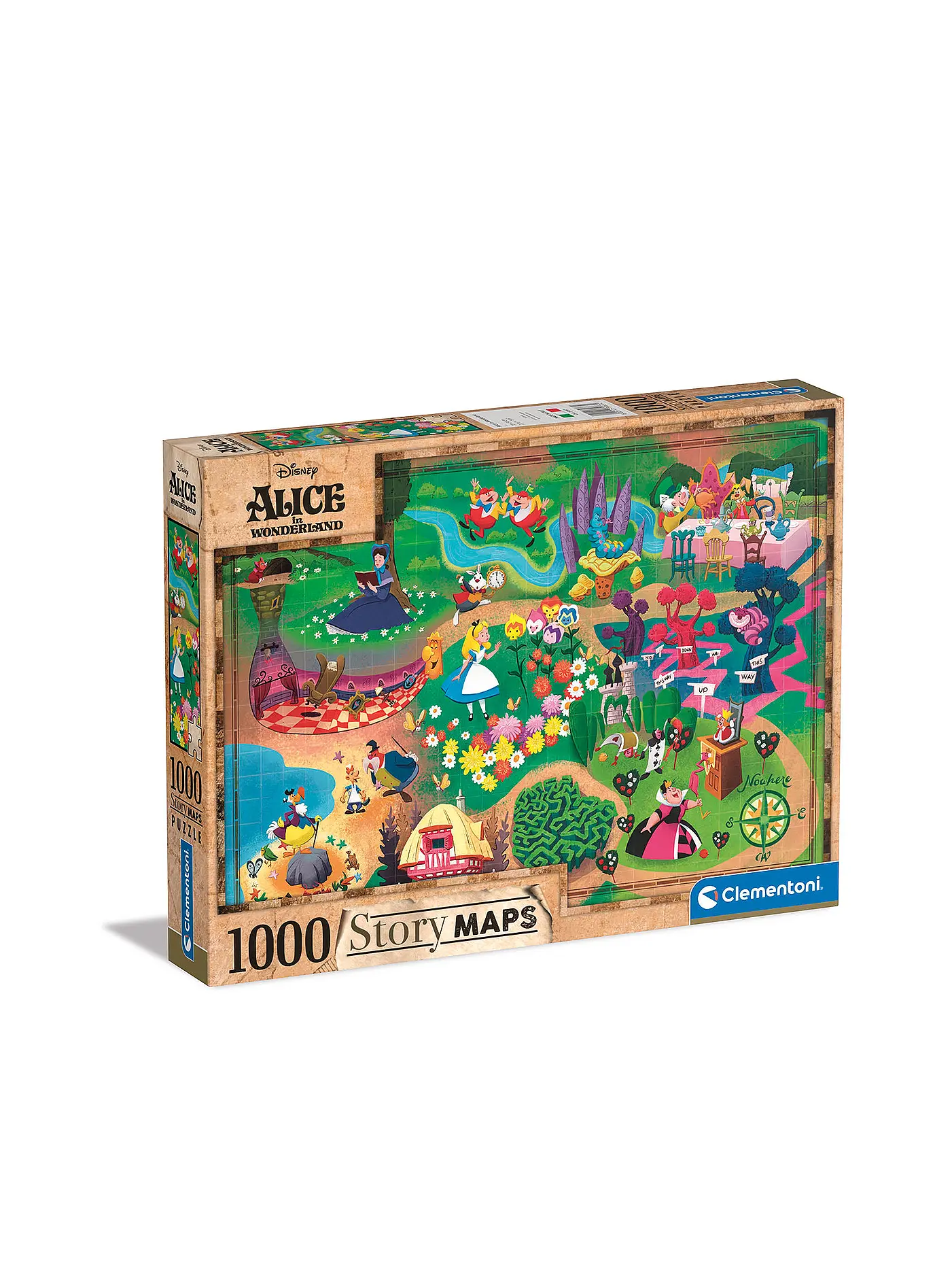 CLEMENTONI | Puzzle - Disney - Alice im Wunderland 1000 Teile | 